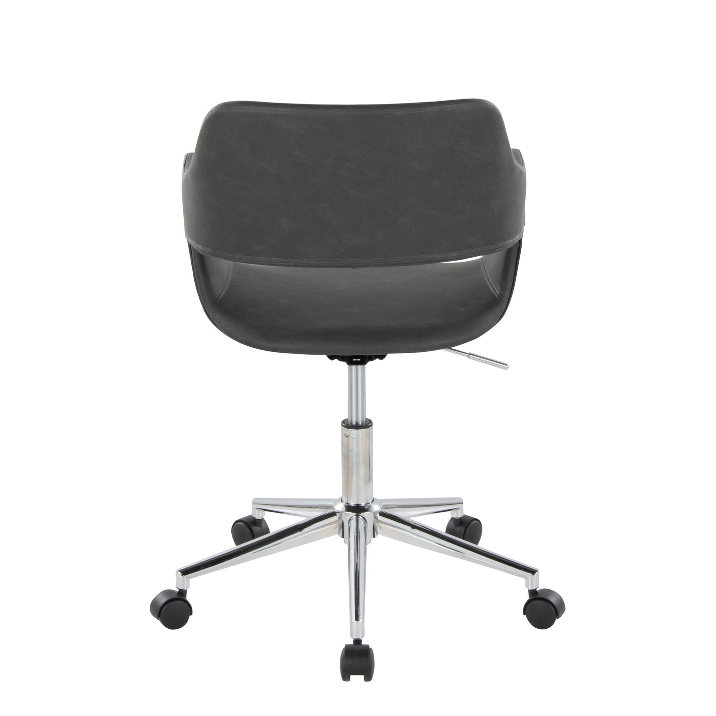 Margarite - Contemporary Task Chair - Chrome / Gray