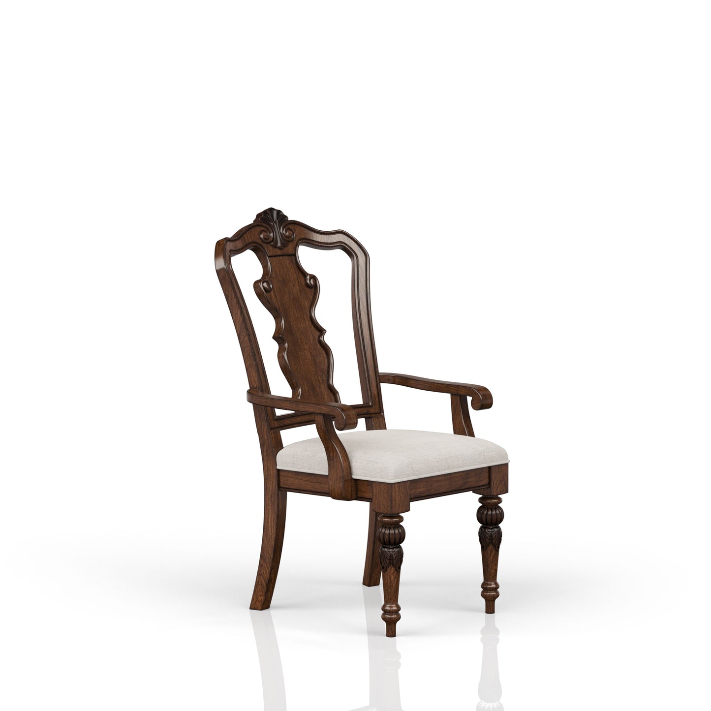 Traditional Arm Chair - Mahogany