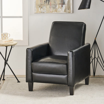 Push Back Chair For Elegant Home - Black