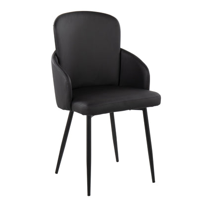 Dahlia - Contemporary Dining Chair (Set of 2) - Black