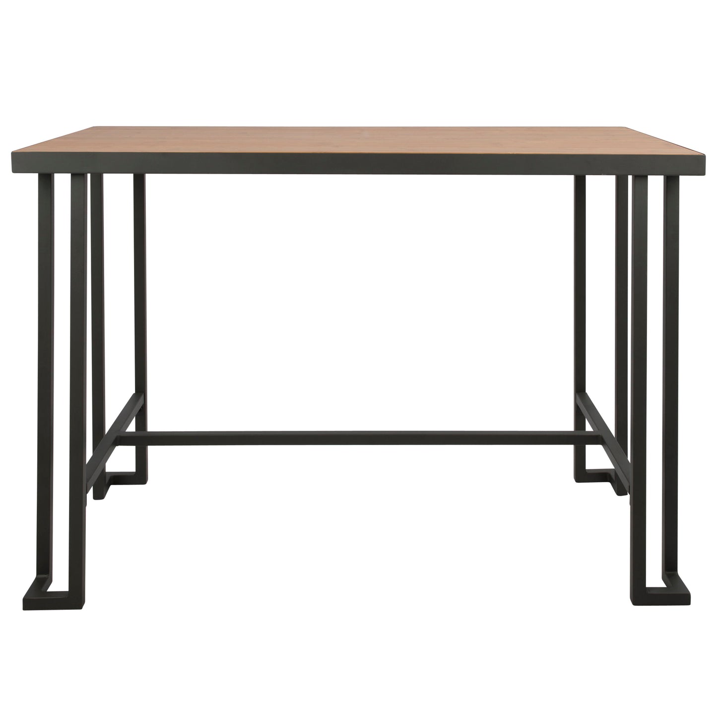 Roman - Industrial Counter Table - Gray / Natural