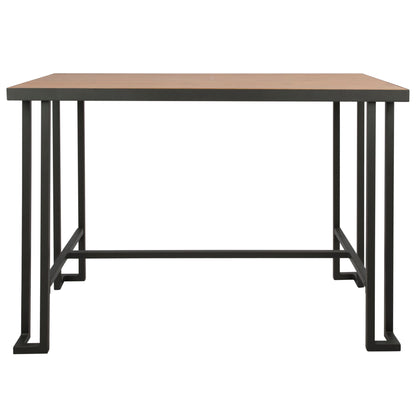 Roman - Industrial Counter Table - Gray / Natural