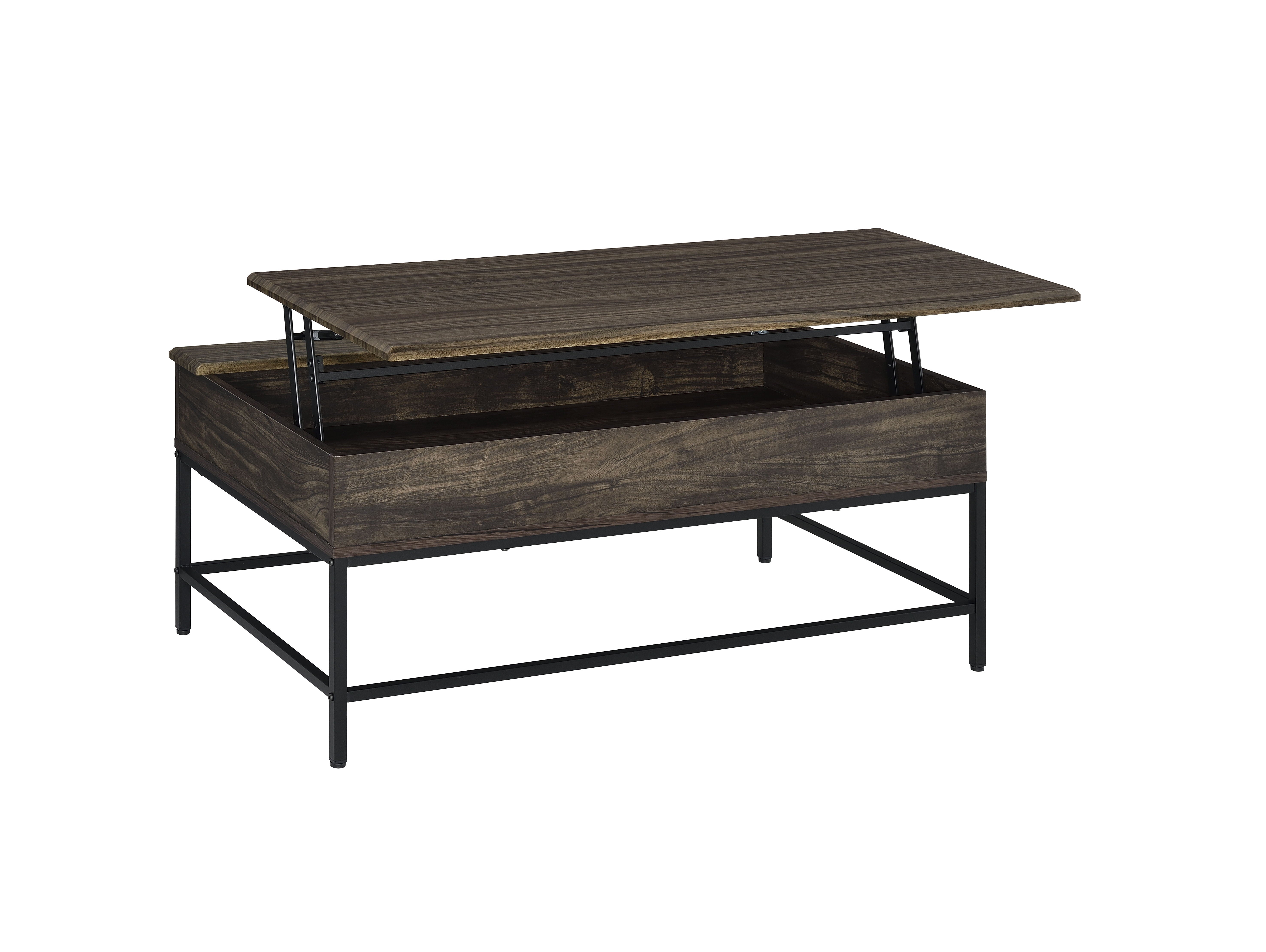 Cliff - 3 Piece Lift Top Coffee And End Table (Set of 2) - Brown