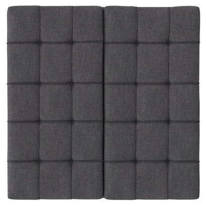 Mariah - Lift Top Table Storage Ottoman - Gray