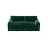 Queen Pull Out Sofa Bed, 3 In 1 Convertible Sleeper Sofa With Side Storage Multifunctional Velvet Loveseat Bed For Living Room - Green