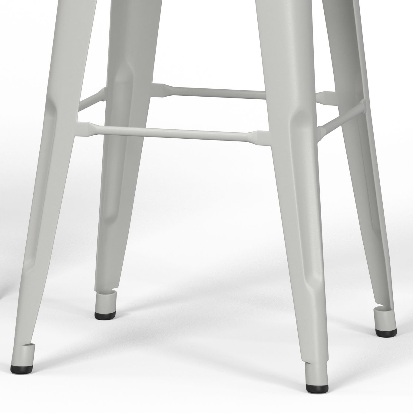 Fletcher - Metal Counter Height Stool (Set of 2) - White