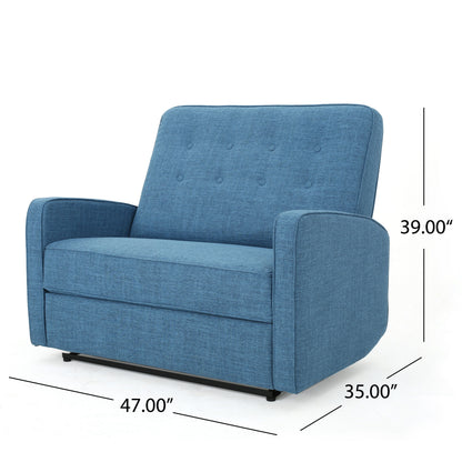 Wide Manual Standard Recliner - Blue