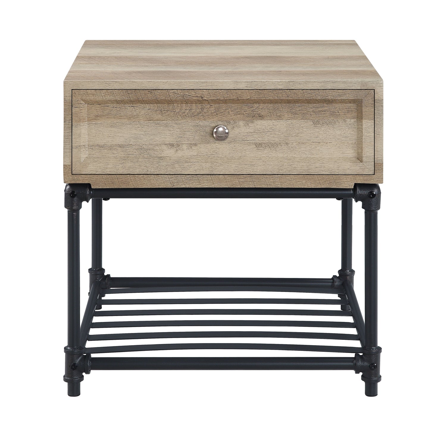 Brantley - End Table - Oak / Sandy Gray