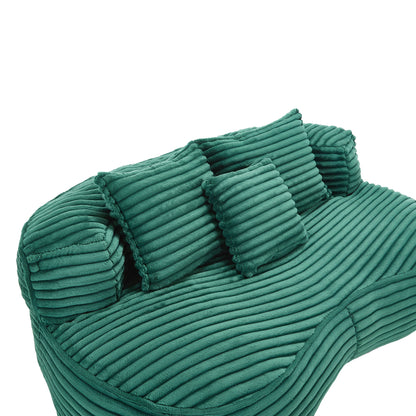High Back Bean Bag Sofa Lounger For Adults And Kids, Indoor & Outdoor, Durable - Emerald
