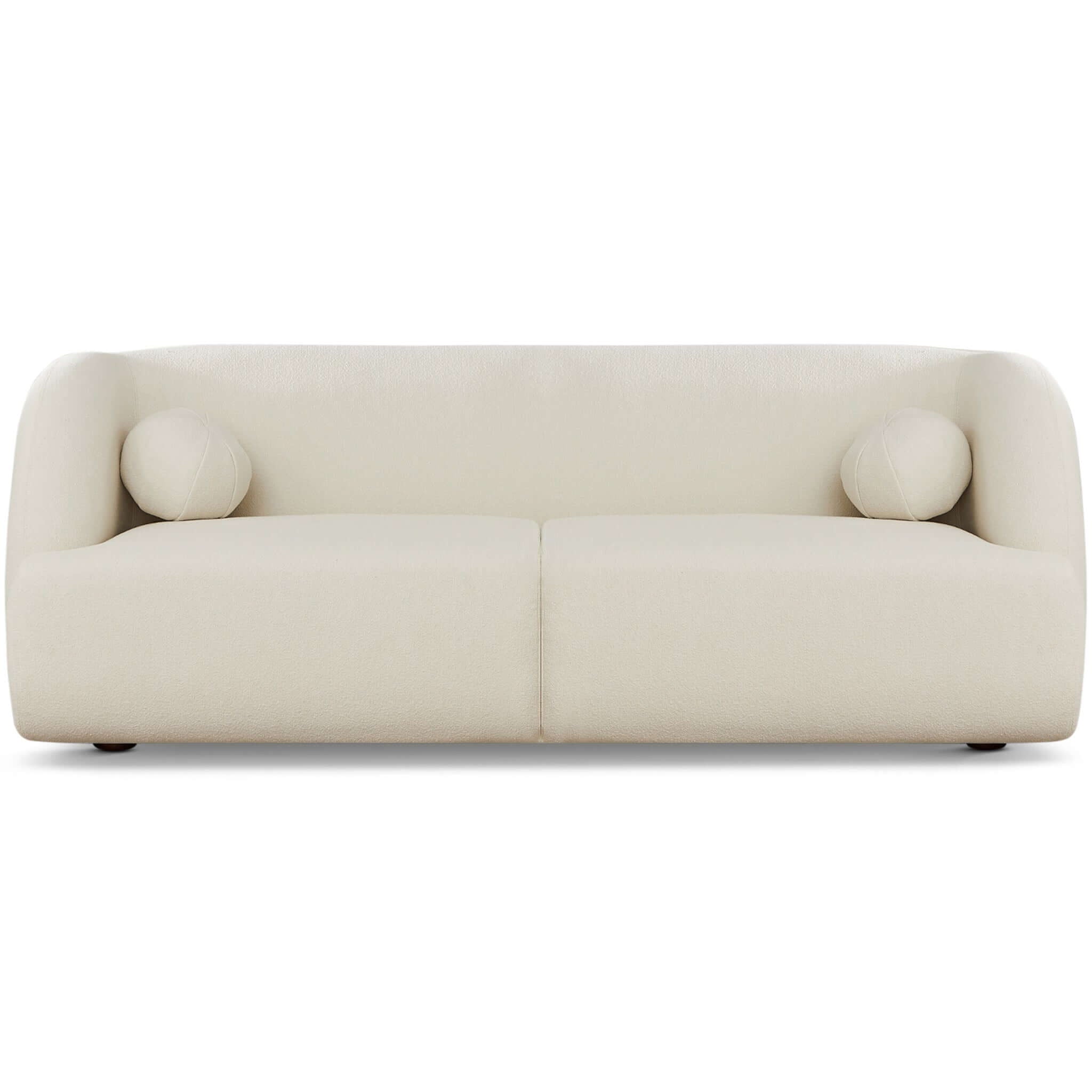Anna - French Boucle Sofa - White
