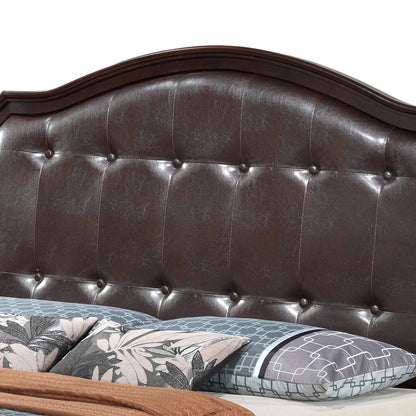 Full Bed With Transitional Design - Cappuccino