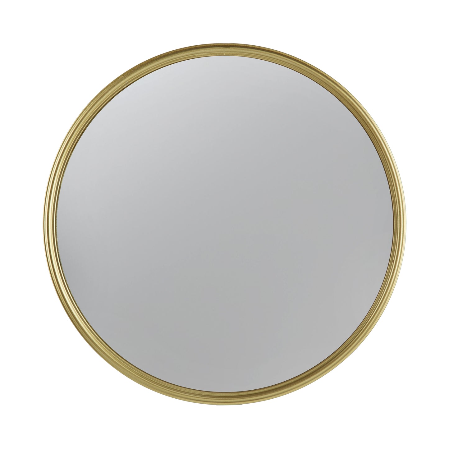 Round Mirror, Circle Mirror With Iron Frame For Living Room Bedroom Vanity Entryway Hallway - Gold