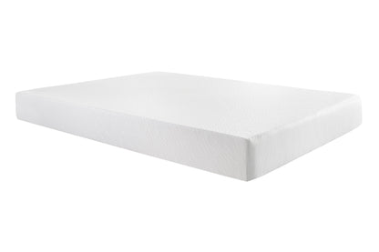 10" Twin Memory Foam Mattress - White