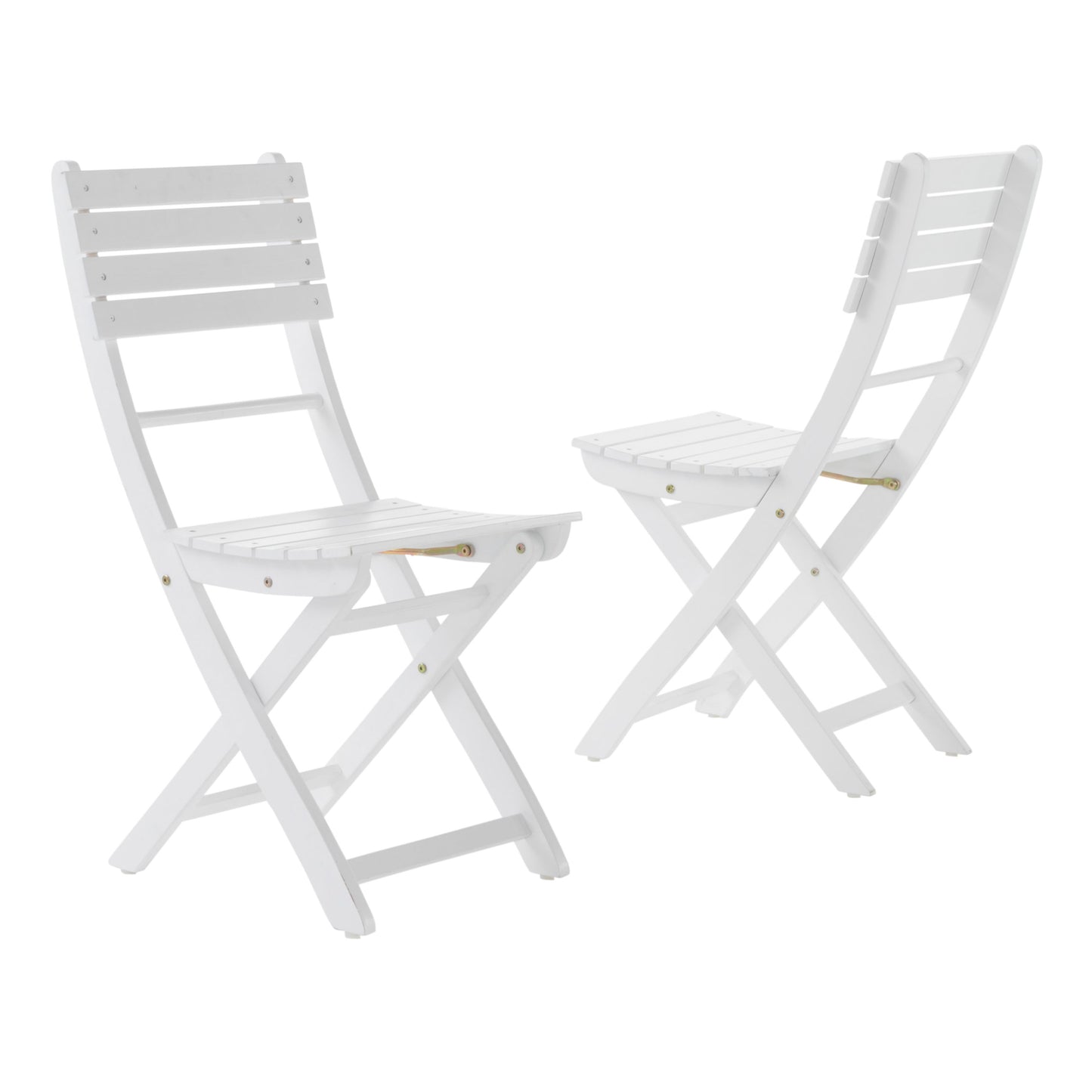 Positano - Foldable Dining Set - White