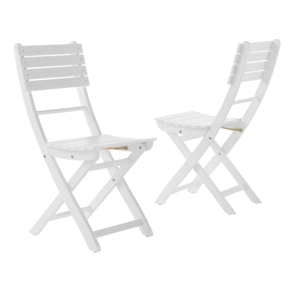 Positano - Foldable Dining Set - White