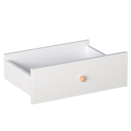 Versatile Children's Bookshelf With House-Shaped Design Multifunctional Storage - White