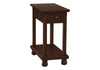Accent End Table, Storage Drawer, Traditional - Espresso