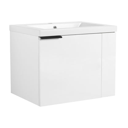 Modern Bathroom Vanity Sink Combo For Small Spaces - White