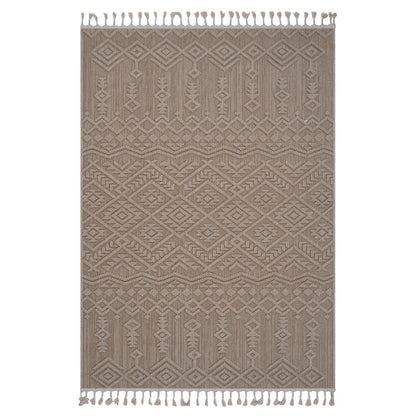 Guros - 8' X 10' Traditional Indoor / Outdoor Area Rug - Natural