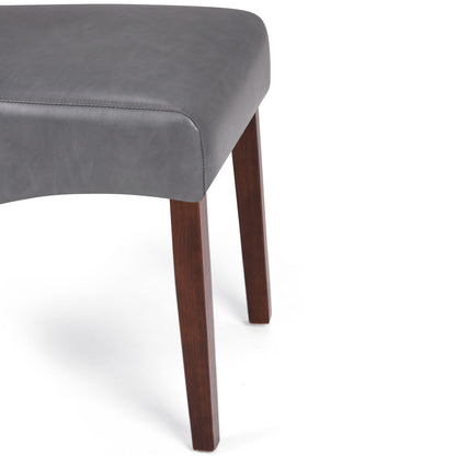 Avalon - Deluxe Parson Dining Chair (Set of 2) - Stone Gray