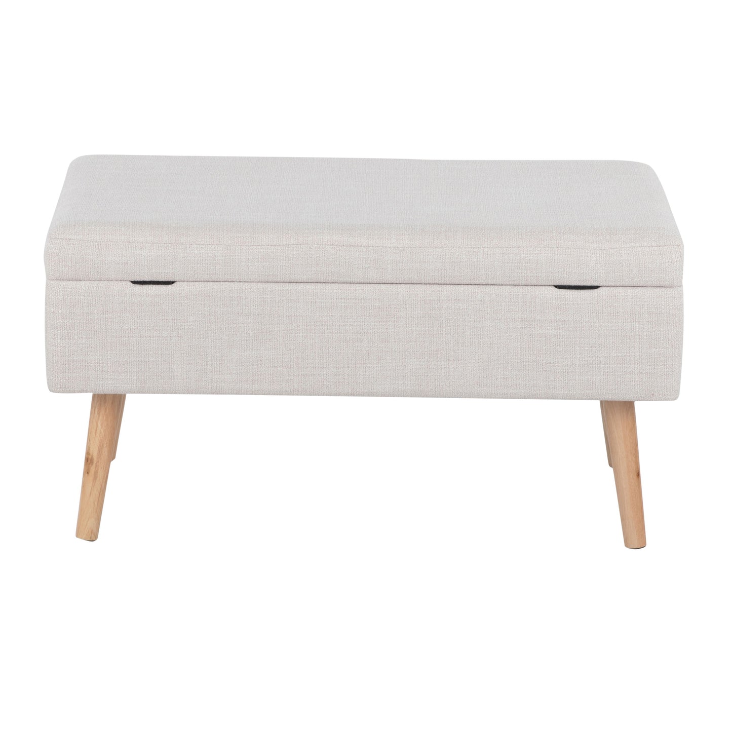 Storage Contemporary Bench - Natural / Beige
