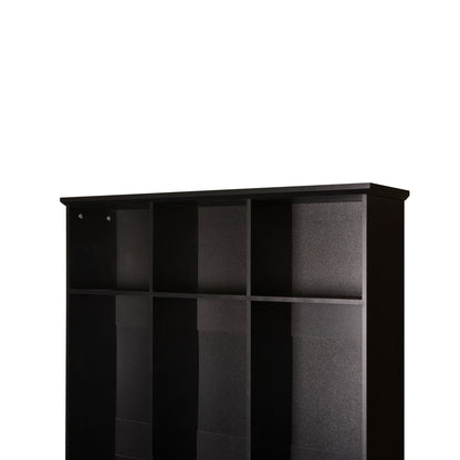 Modern Hall Tree With Entryway Bench, 3 Shelves And Drawers, Wide Hall Tree With Storage Bench For Hallway - Black