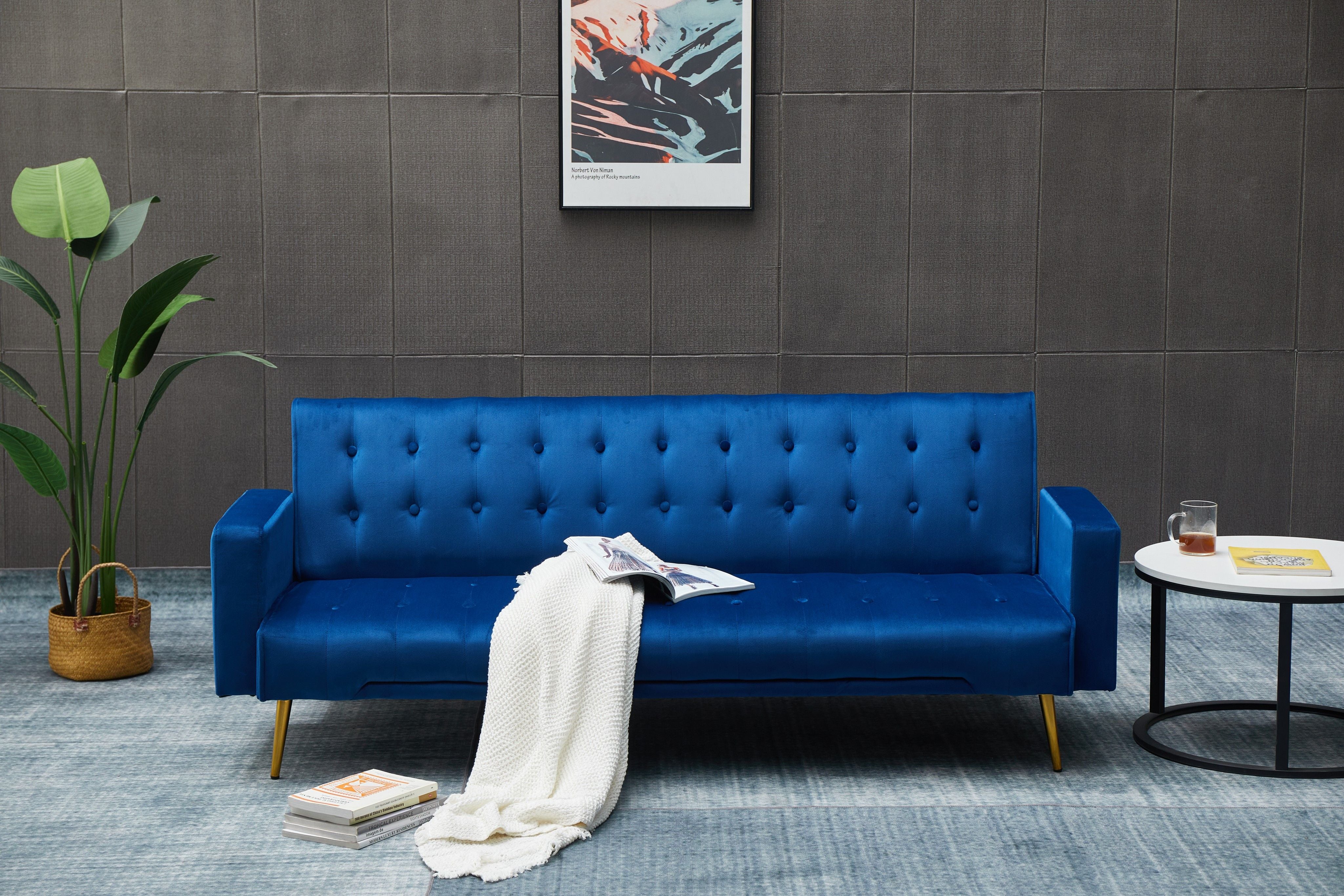 Sofa Bed - Dark Blue