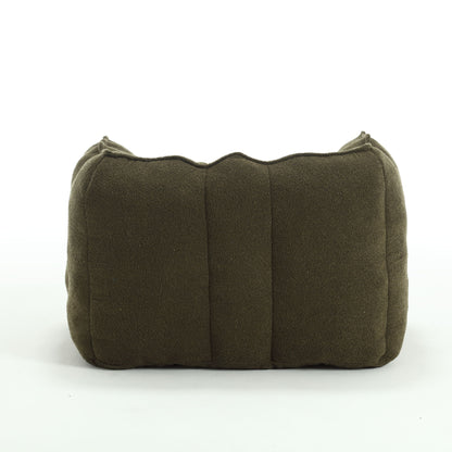 Soft Bean Bag Chair With High Resilient Foam (Chips) - Olive Green