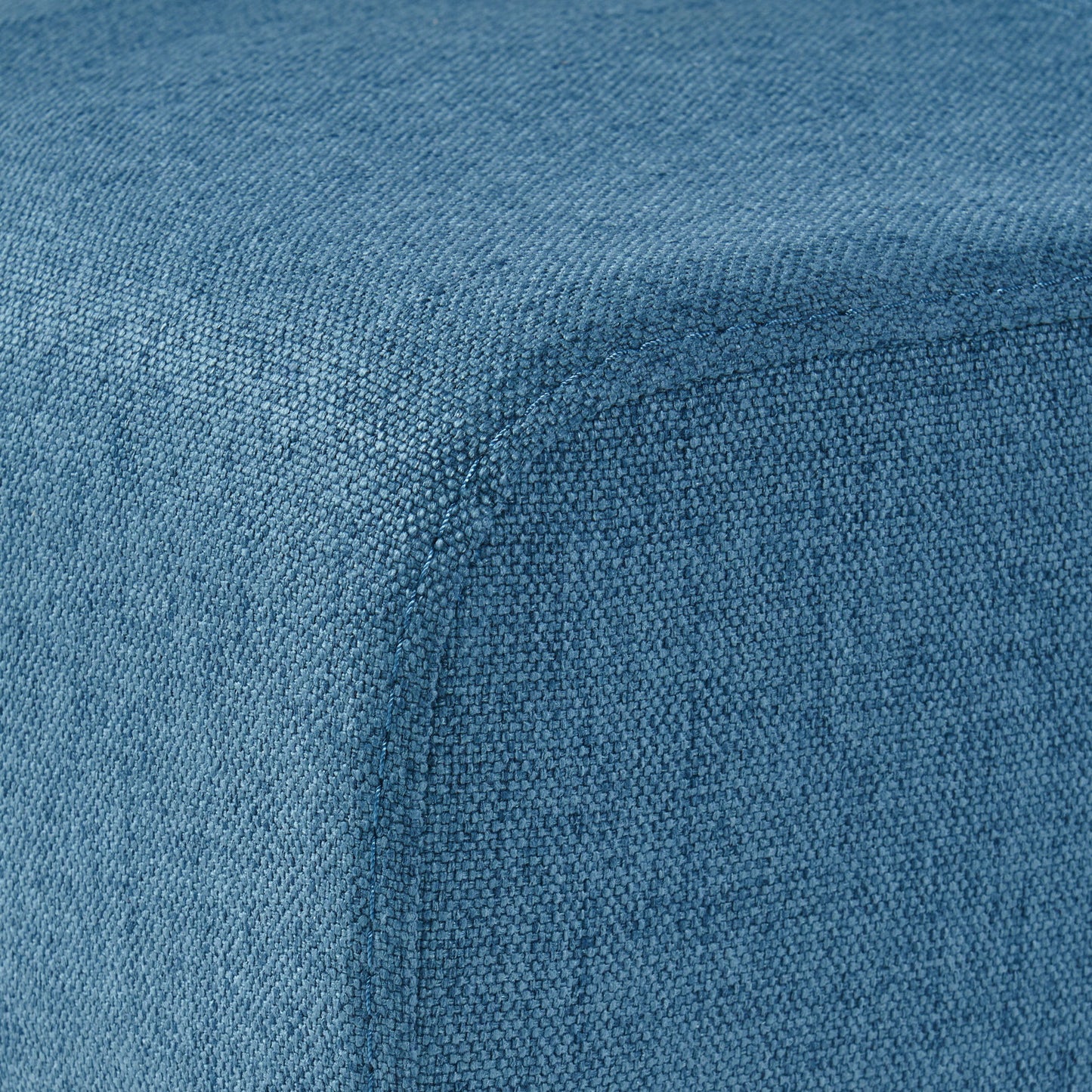Pertica - Dining Chair, Upholstered Armless Chairs (Set of 2) - Blue