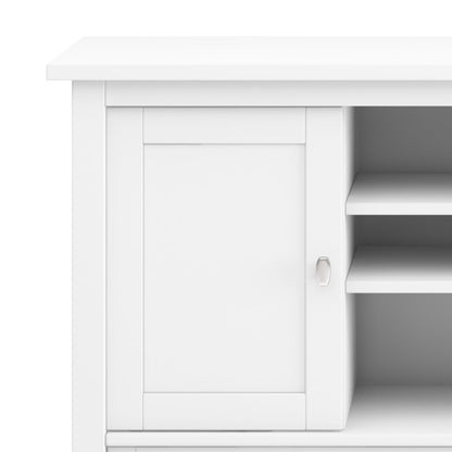 Warm Shaker - Handcrafted TV Media Stand - White