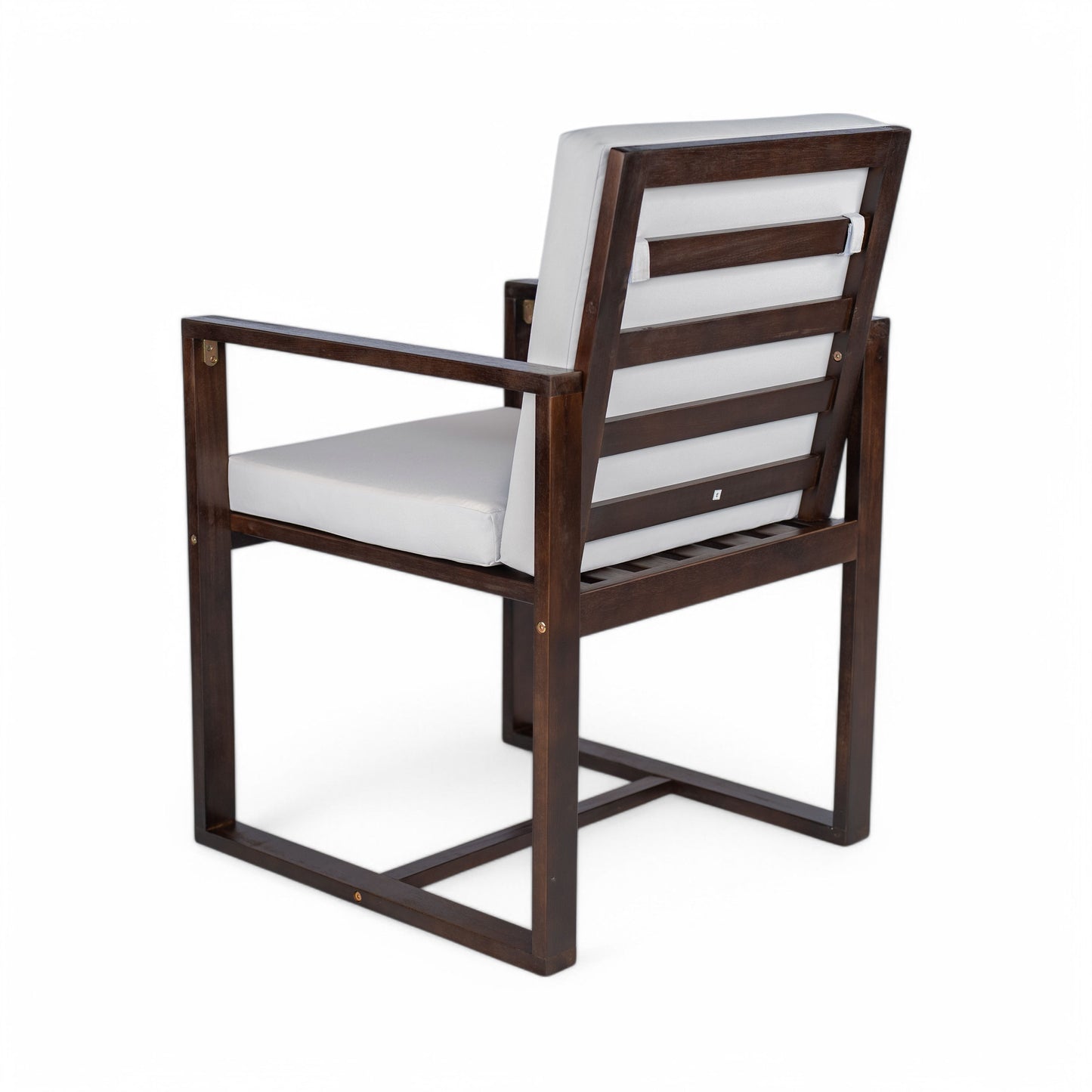 Patio Dining Set Outdoor Dining Table And Chair Set With And Removable Cushions For Patio, Backyard, Garden - Dark Brown