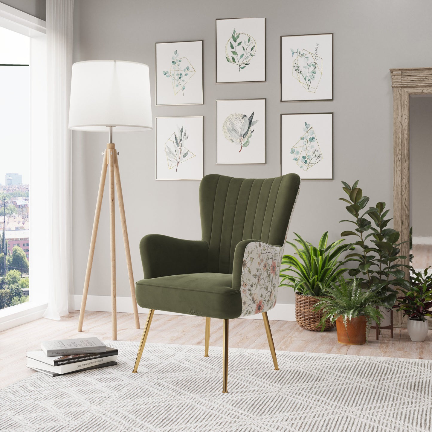 Amirra - Accent Chair - Green
