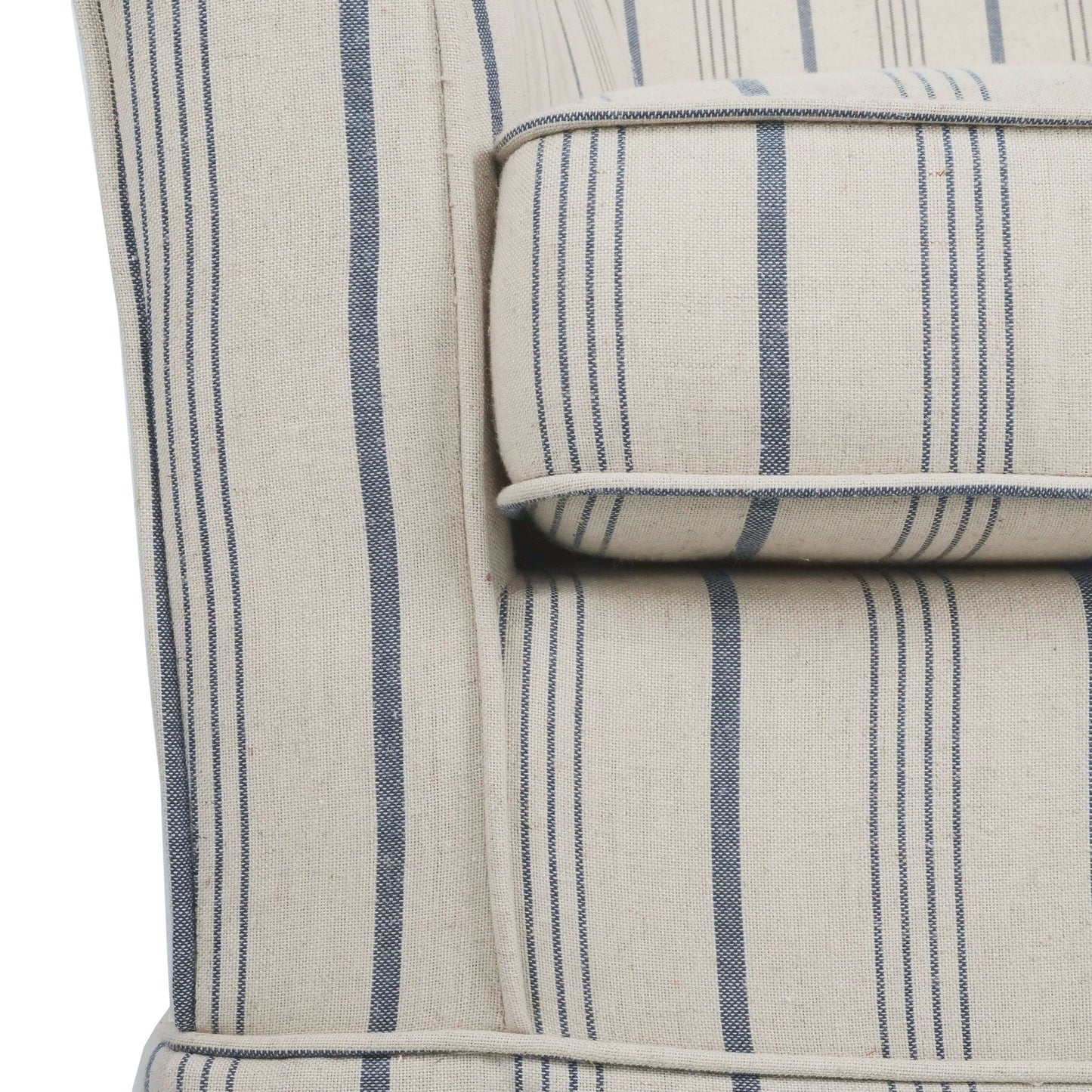 Zeniqua - Upholstered Swivel Chair With Loose Cover - Multi