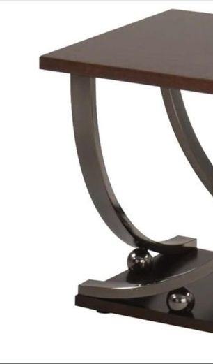 Isiah - End Table - Dark Brown