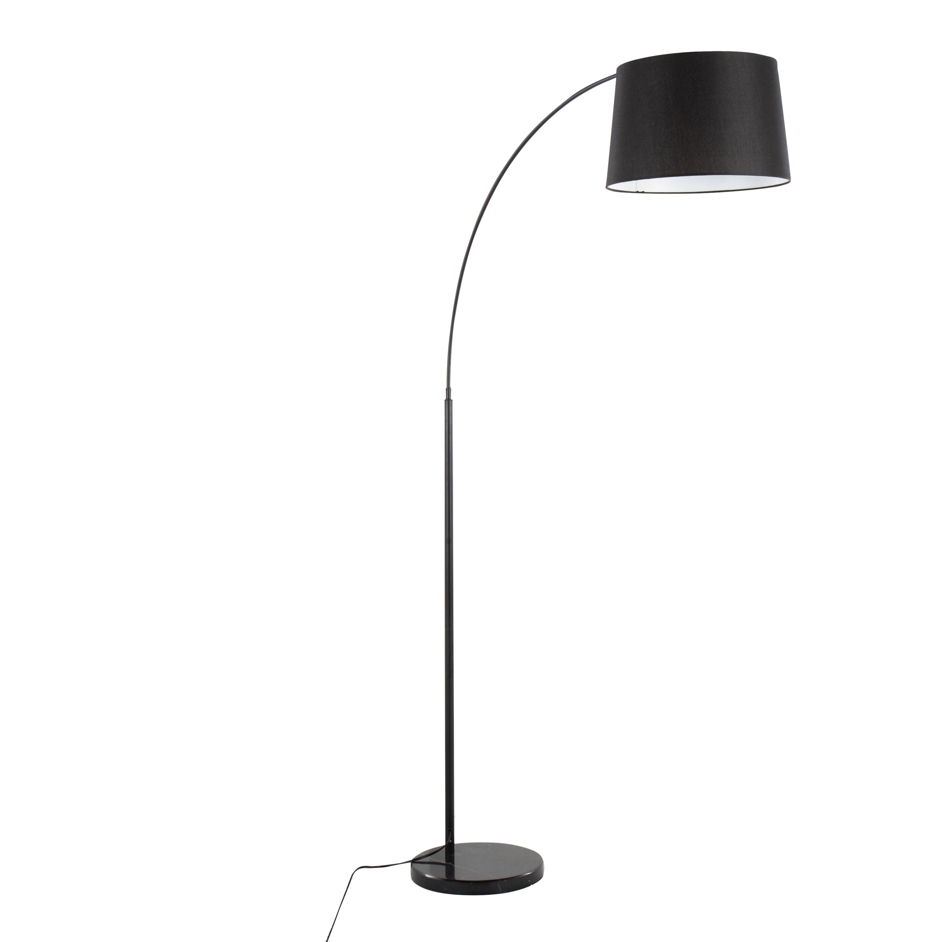 March - Contemporary Floor Lamp - Black