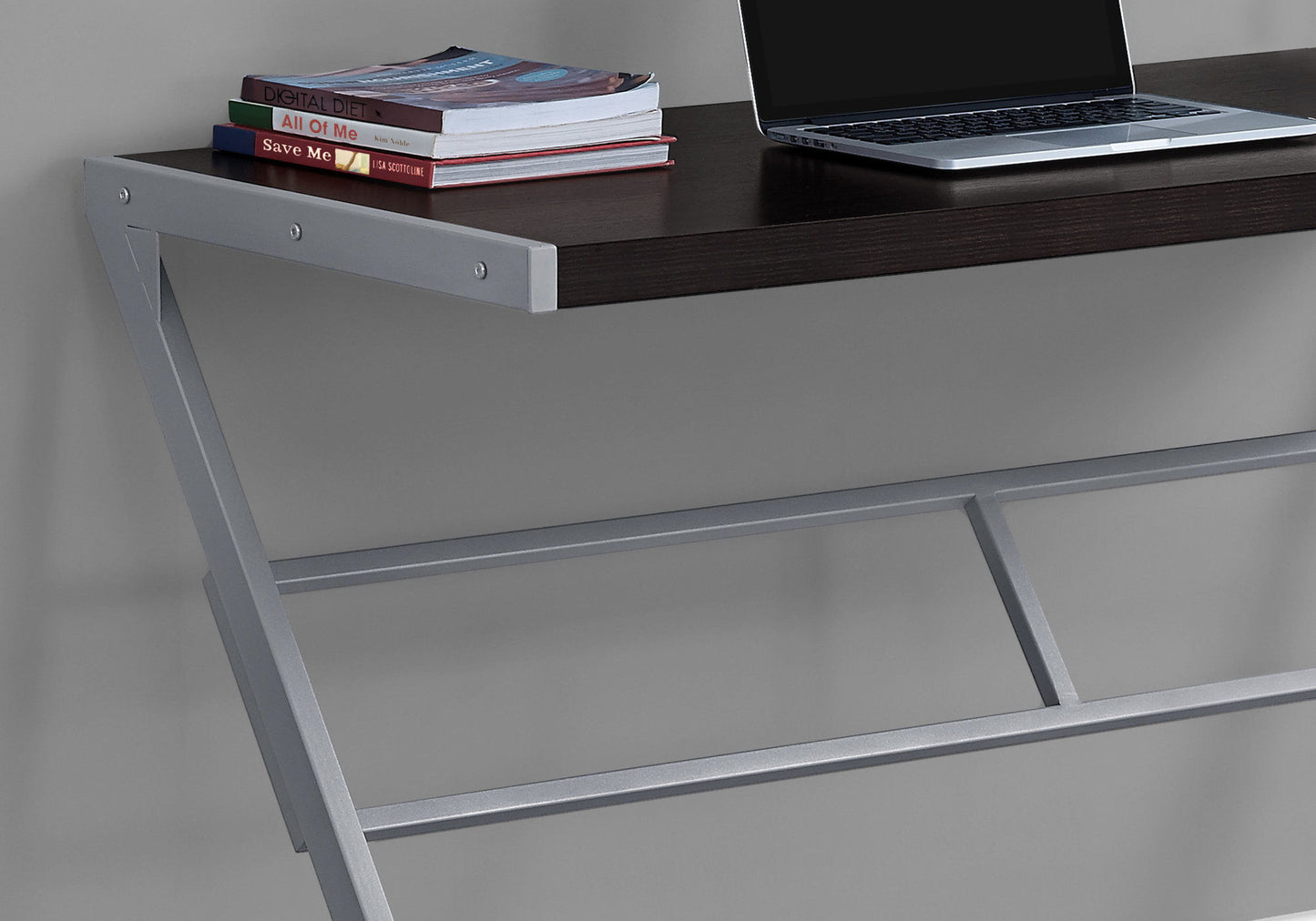 Computer Desk For Home Office, Laptop, Contemporary And Modern - Espresso