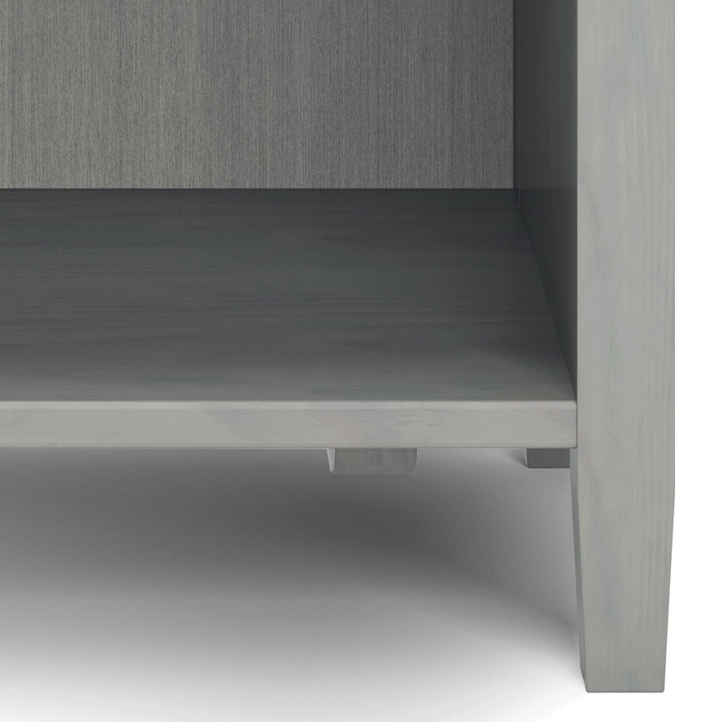 Warm Shaker - Bedside Table - Fog Gray