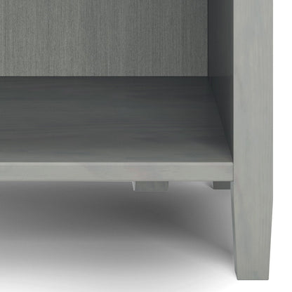 Warm Shaker - Bedside Table - Fog Gray