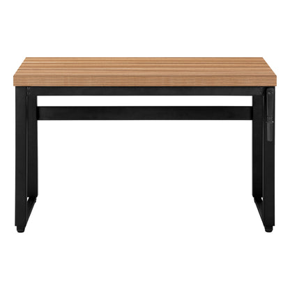 Computer Desk, Home Office, Standing, Adjustable, Laptop, Contemporary & Modern - Brown