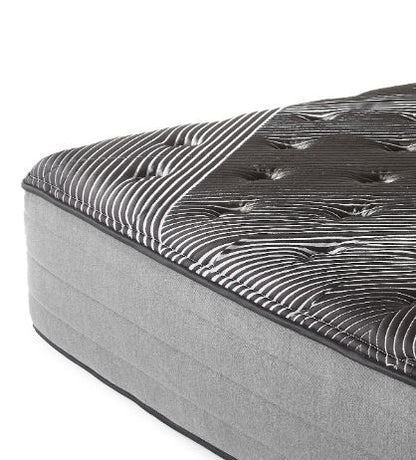 Pure Ice - 14" Full Plush Quilted Mattress - Black