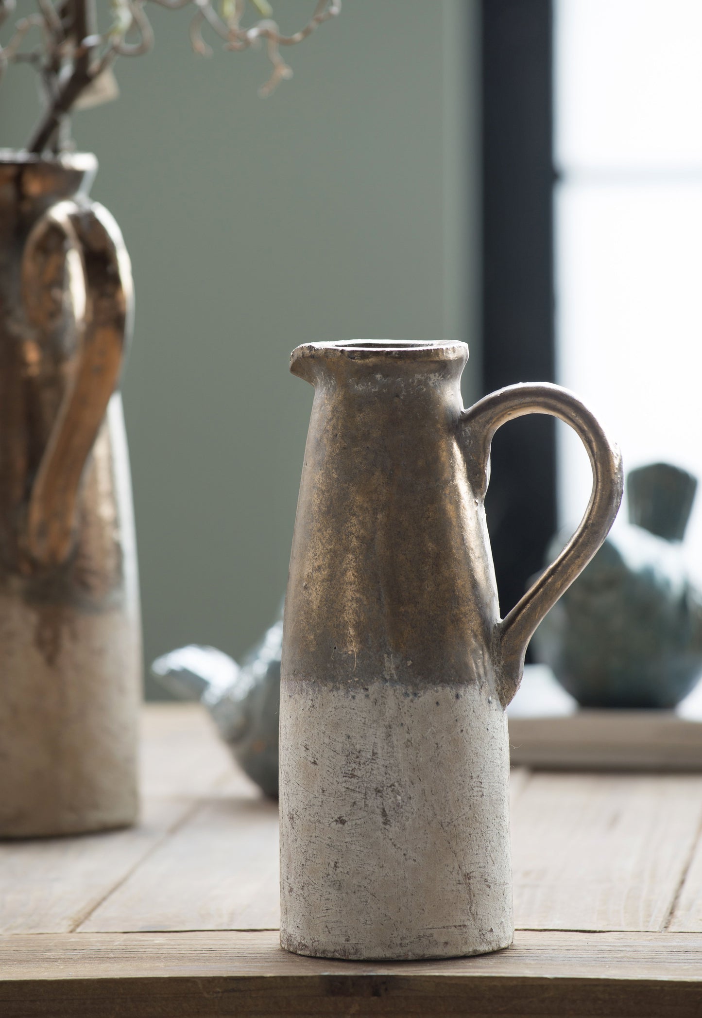 Candia - Terracotta Pitcher - Brown