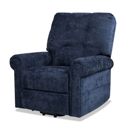 Irwin - Power Lift Recliner Chair - Dusk Navy Blue
