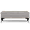 Rebecca - Large Coffee Table Storage Ottoman With Lift Up Lid - Gray