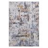 Payas - 5' X 7' Abstract Area Rug - Ivory / Blue