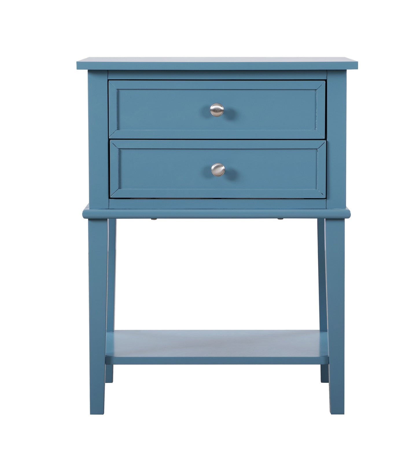 Newton - Stylish Contemporary Nightstand - Teal