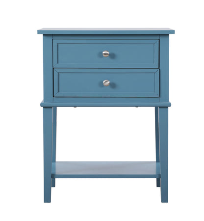 Newton - Stylish Contemporary Nightstand - Teal