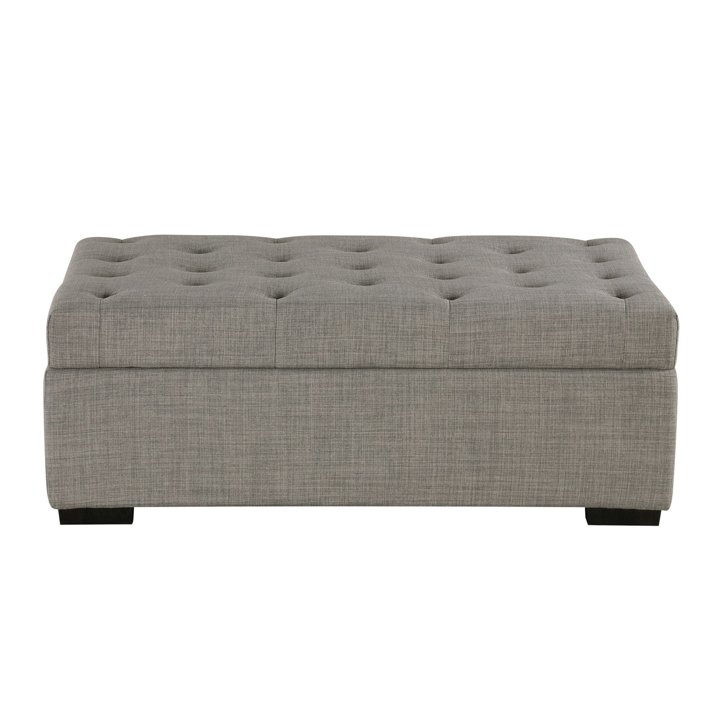 Convertible Ottoman Sleeper With Memory Mattress - Gray - Gray