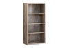 Bookshelf, Bookcase, Etagere, 5 Tier, For Office, Contemporary, Elegant Design - Taupe