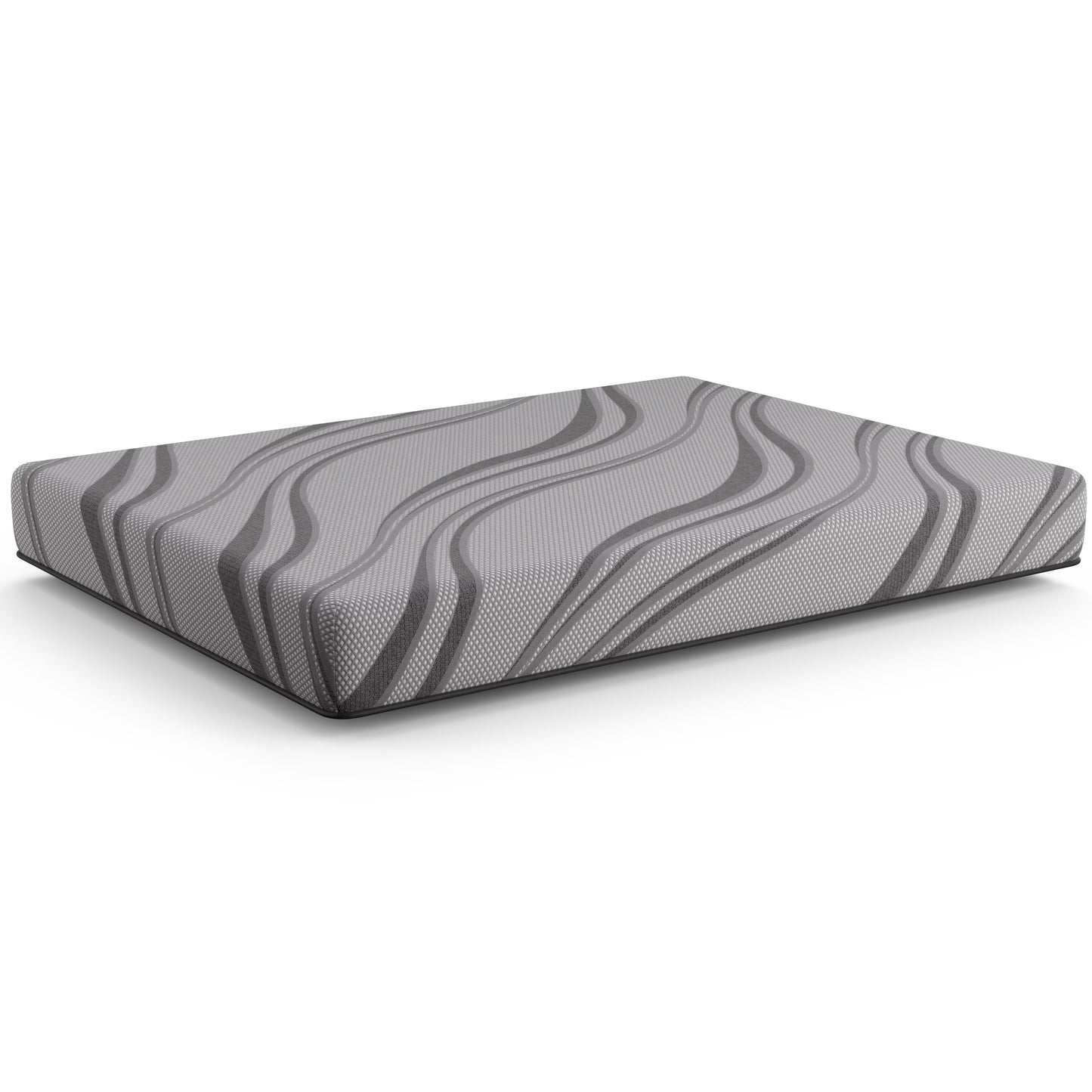 Bib Nl - 8" Full Pro Gel Foam - Firm - Dark Gray