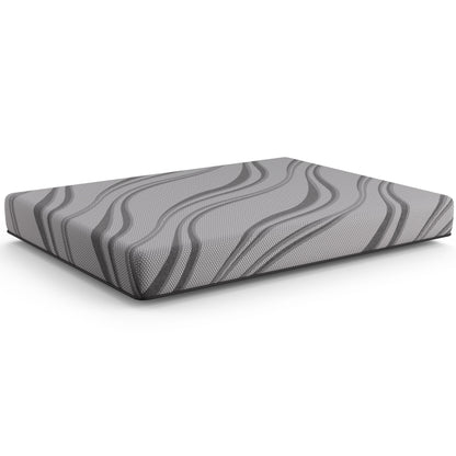 Bib Nl - 8" Full Pro Gel Foam - Firm - Dark Gray